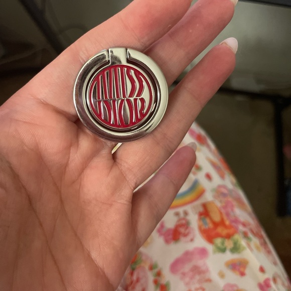 Miss Dior Silver and Red phone ring - Picture 1 of 2